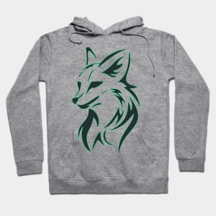 Black Fox T-shirt Hoodie